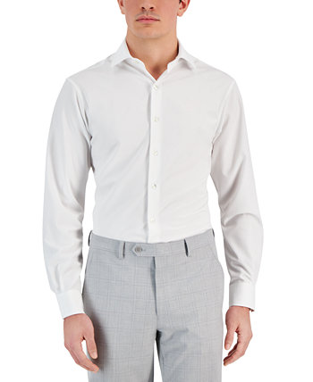 Мужская классическая рубашка узкого кроя, созданная для Macy's Alfani