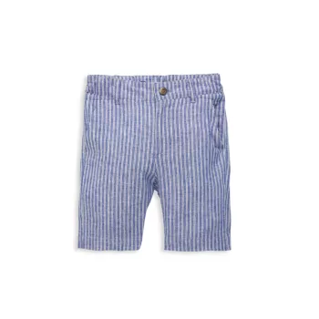 Little Boy's &amp; Boy's Striped Flat Front Shorts Appaman