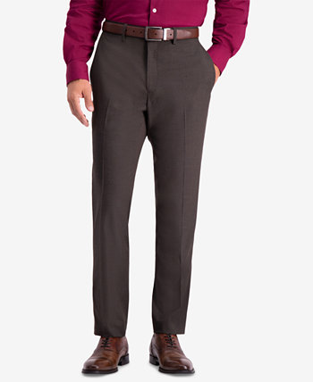 Мужские облегающие классические брюки с эластичной текстурой Kenneth Cole