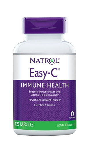 Easy-C® для иммунитета - 500 мг - 120 вегетарианских капсул - Natrol Natrol