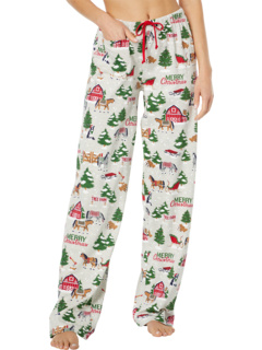 Country Christmas Jersey Pajama Pants Little Blue House by Hatley