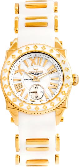 Спортивные часы Swissport L24 Diamond, 44 мм, вес 0,25 карата Aquaswiss