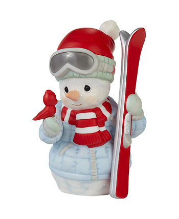 Tis The Ski-Son To Be Jolly Ежегодная статуэтка из бисквитного фарфора "Снеговик" Precious Moments