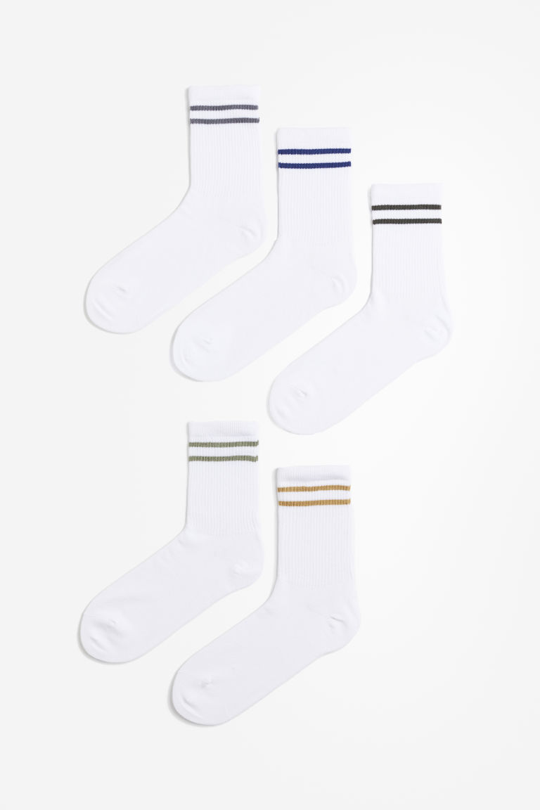 Комплект из 5 спортивных носков DryMove™ H&M