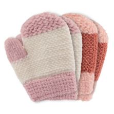 Мягкие вязаные варежки для малышей и малышей — набор из 2 перчаток унисекс для детей WEAR SIERRA