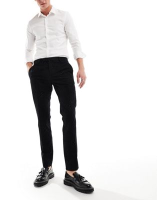 Twisted Tailor Torrance suit pants in black Twisted Tailor