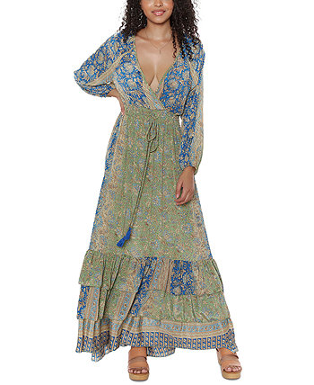 Женское многоярусное платье макси с принтом Jai RAGA
