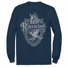 Big & Tall Harry Potter Ravenclaw Detailed Crest Long Sleeve Graphic Tee Harry Potter