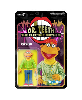 Dr. Teeth & The Electric Mayhem Scooter The Muppets ReAction Figure - Wave 1 SUPER7
