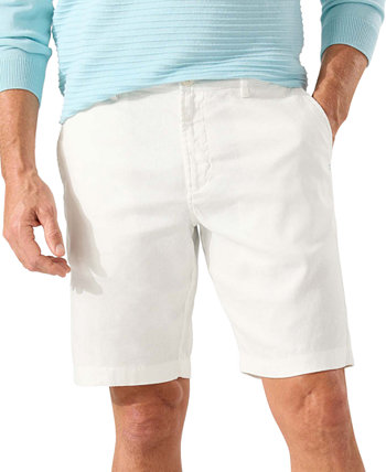 Мужские пляжные шорты 10 дюймов с плоской передней частью, окрашенные в пряже Tommy Bahama
