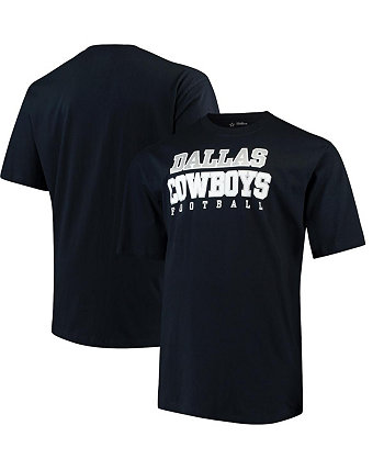Мужская футболка темно-синего цвета для больших и высоких тренировок Dallas Cowboys
