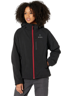 Классическая куртка с подогревом (черная с красной молнией) ORORO