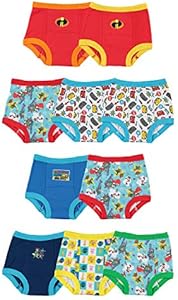 Disney Baby Pixar Potty Training Pants with Cars, Toy Story, Nemo & More with Chart & Stickers in Sizes 2t, 3t and 4t Disney