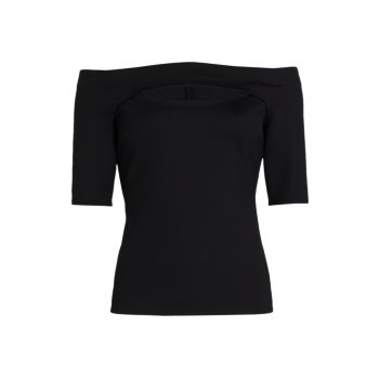 Cut-Out Off-The-Shoulder Top Rosetta Getty