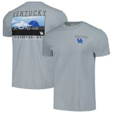 Мужская серая футболка Kentucky Wildcats Campus Scene Comfort Colors Image One