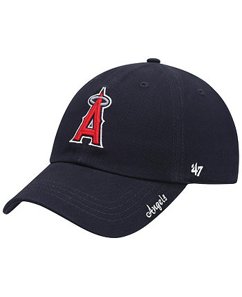 Женская регулируемая кепка Los Angeles Angels Team Miata Clean Up '47 темно-синего цвета '47 Brand