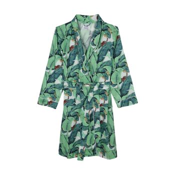 Women's Martinique Banana Leaf Robe SANT AND ABEL