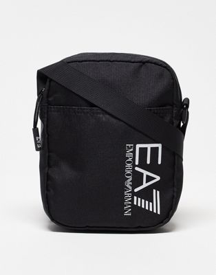 Черная мини-сумка с логотипом Armani EA7 Train Core EA7