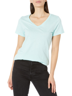 Женская футболка для сна с коротким рукавом и v-образным вырезом HUE HUE
