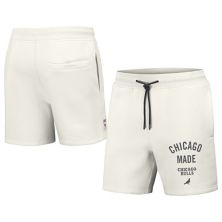 Men's NBA x Staple Cream Chicago Bulls Heavyweight Fleece Shorts Unbranded