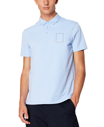 Мужская рубашка-поло стандартного кроя ограниченной серии Milano с вышивкой Armani