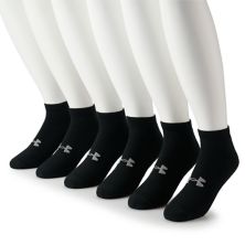 Комплект из 6 тренировочных хлопковых носков с низким вырезом для мужчин Big & Tall Under Armour Under Armour