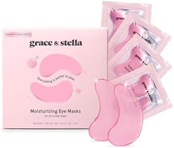 grace & stella Under Eye Mask (Gold, 24 Pairs) Reduce Dark Circles, Puffy Eyes, Undereye Bags, Wrinkles - Gel Under Eye Patches - Gifts for Women - Birthday Gifts for Women - Vegan Cruelty Free Grace & Stella