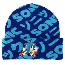 Вязаная шапка Sonic Flat с вышивкой Licensed Character
