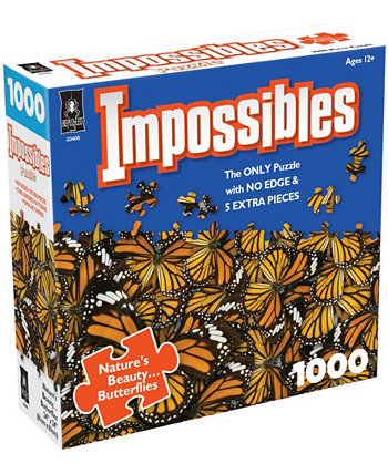 Невозможная головоломка - Бабочки природной красоты - 1000 шт. BePuzzled