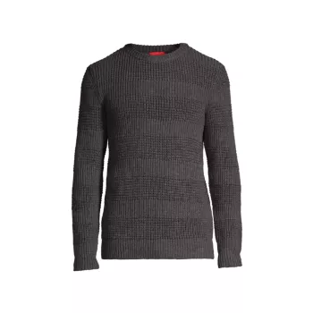 Wool Cable-Knit Sweater ISAIA
