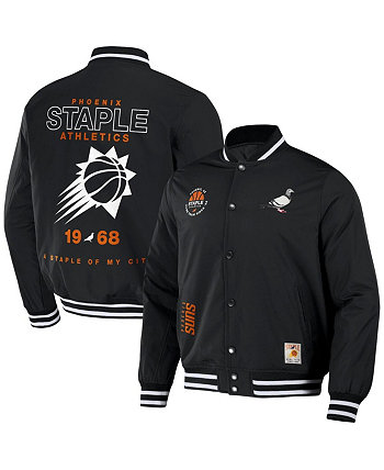 Мужская университетская куртка с застежкой на пуговицы NBA x Black Phoenix Suns My City Staple