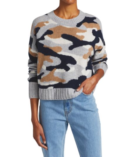 Кашемировый свитер Kris с камуфляжным принтом 360 Sweater