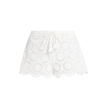 Marie Embroidered Shorts Figue