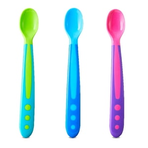 Parent's Choice Plastic 6 Pack First Stage Infant Feeding Spoons, BPA-free, Multi-color Parent's Choice