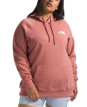Plus Size Box Long-Sleeve Logo Hoodie The North Face
