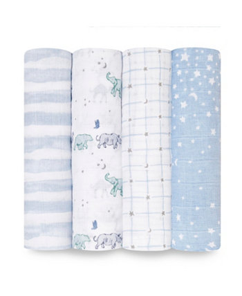 Rising Star Swaddle Blankets, Pack of 4 ADEN BY ADEN AND ANAIS