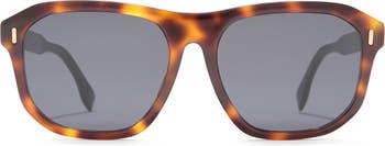 Квадратные солнцезащитные очки 60 мм FENDI