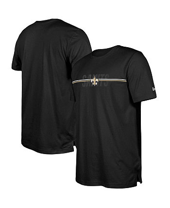 Мужская черная футболка New Orleans Saints 2023 Training Camp NFL New Era