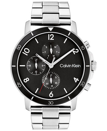 Мужские часы-браслет из нержавеющей стали 46 мм Calvin Klein