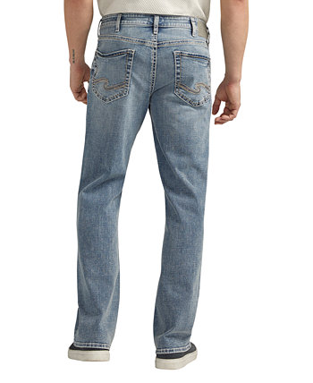 Мужские прямые джинсы свободного кроя Zac Silver Jeans Co.