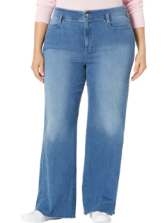Широкие джинсы Teresa большого размера с высокой посадкой в цвете Clean Horizon NYDJ Plus Size
