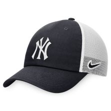 Men's Nike Navy New York Yankees Evergreen Club Trucker Adjustable Hat Nitro USA