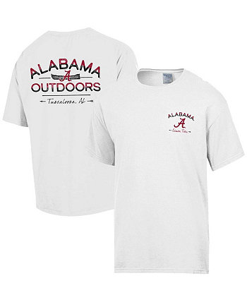 Мужская белая футболка Alabama Crimson Tide Great Outdoors Comfortwash