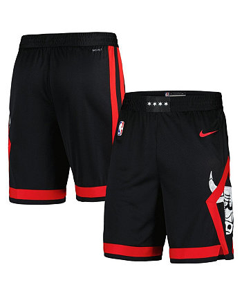 Мужские черные шорты Chicago Bulls 2023/24 City Edition Swingman Nike