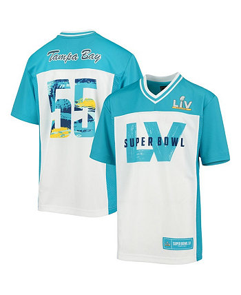 Белая молодежная футболка Super Bowl LV для мальчиков Nike