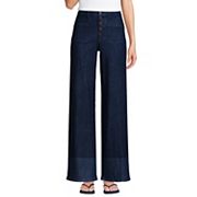 Женские Джинсы skinny Lands' End Prosperity High Rise Wide Leg Lands' End