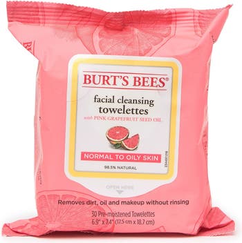 Очищающие салфетки для лица - Розовый грейпфрут BURT'S BEES
