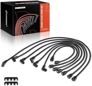 A-Premium Ignition Spark Plug Wires Set of 7 Compatible with Jaguar XJ6 1978-1987, Vanden Plas 1982-1987, L6 4.2L A-Premium