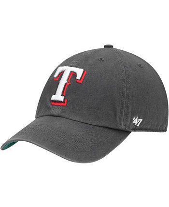 Мужская графитовая приталенная кепка Texas Rangers Franchise '47 Brand