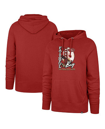Мужской пуловер с капюшоном Scarlet San Francisco 49ers Regional Headline '47 Brand
